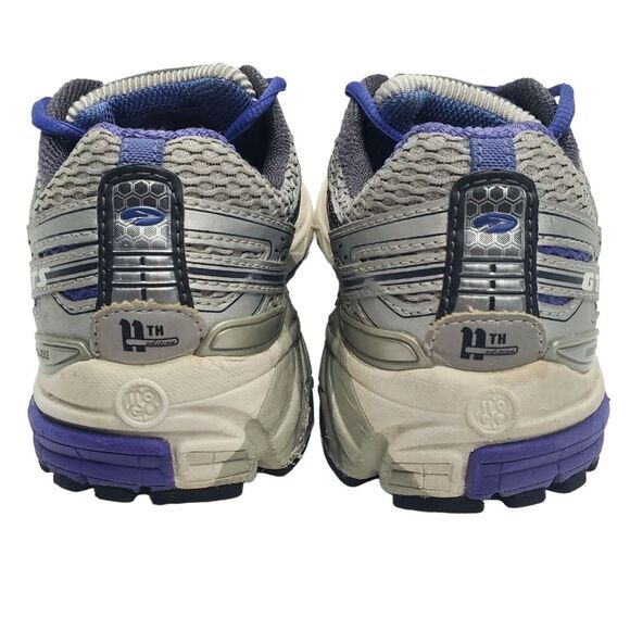 Brooks Adrenaline GTS 11th Edition Womens 8.5 Athletic Shoes Gray Purple Casual - Picture 7 of 10